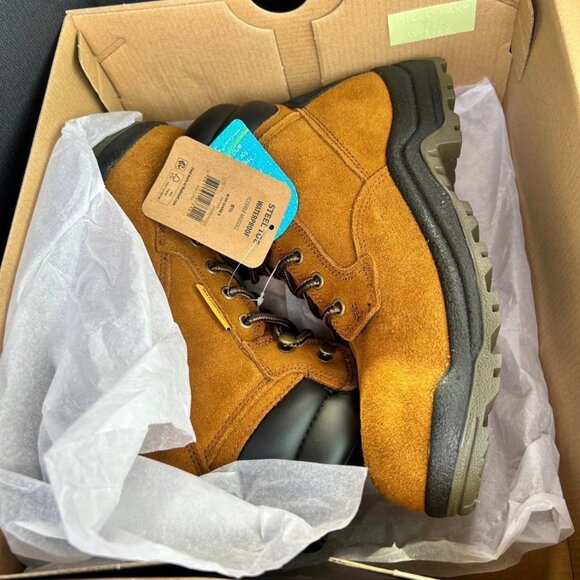 Brahma Diane II Leather Waterproof Work Boots Steel Toe -568034840 (Woman's 8.5) - Picture 2 of 9